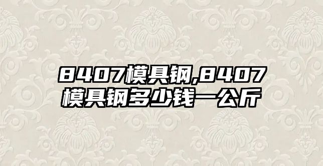 8407模具鋼,8407模具鋼多少錢一公斤