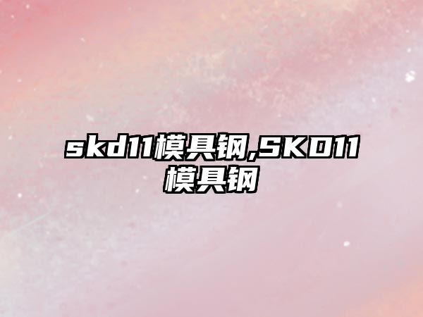 skd11模具鋼,SKD11模具鋼